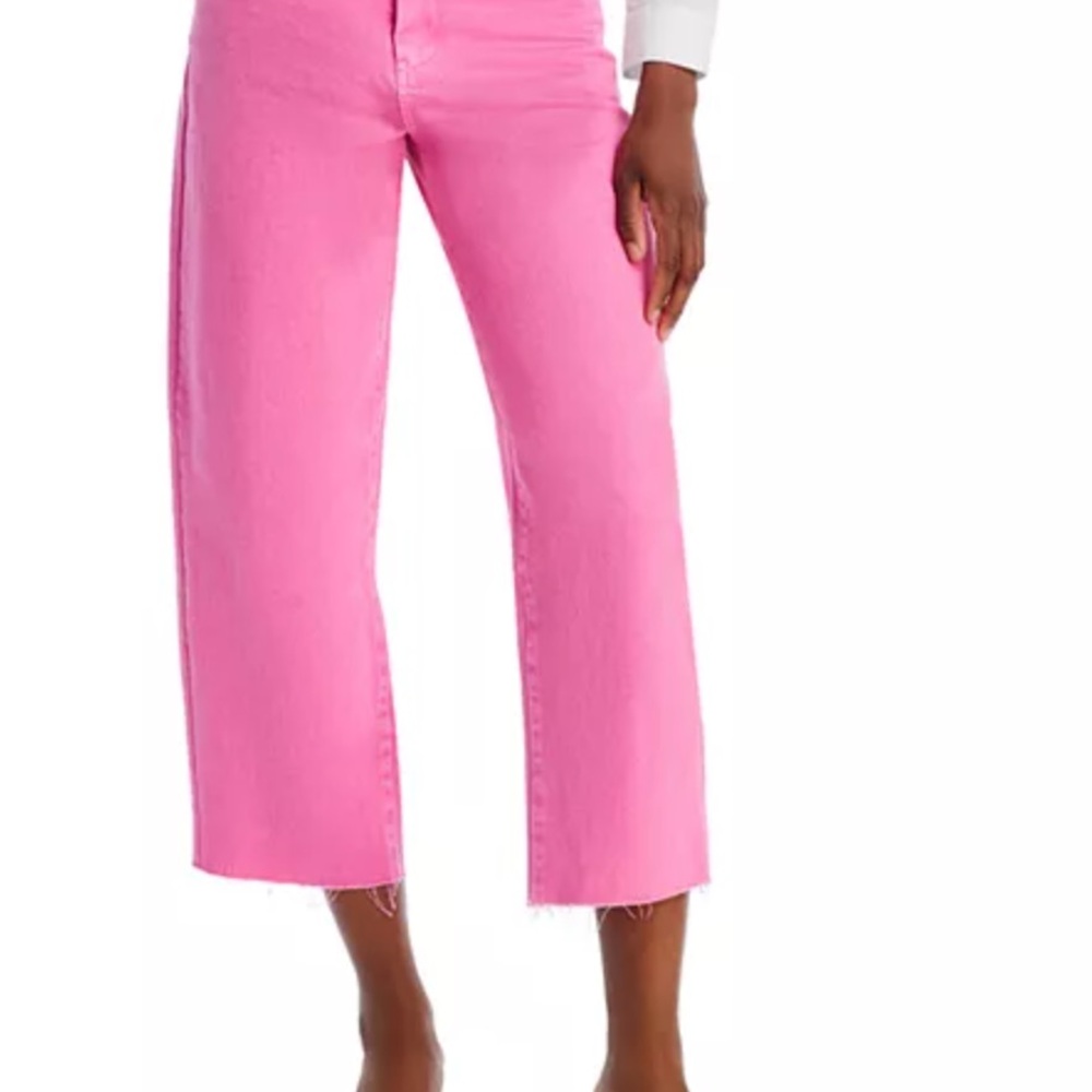 Blank NYC Pink Baxter Cropped Ankle Jeans NWT Sz 25